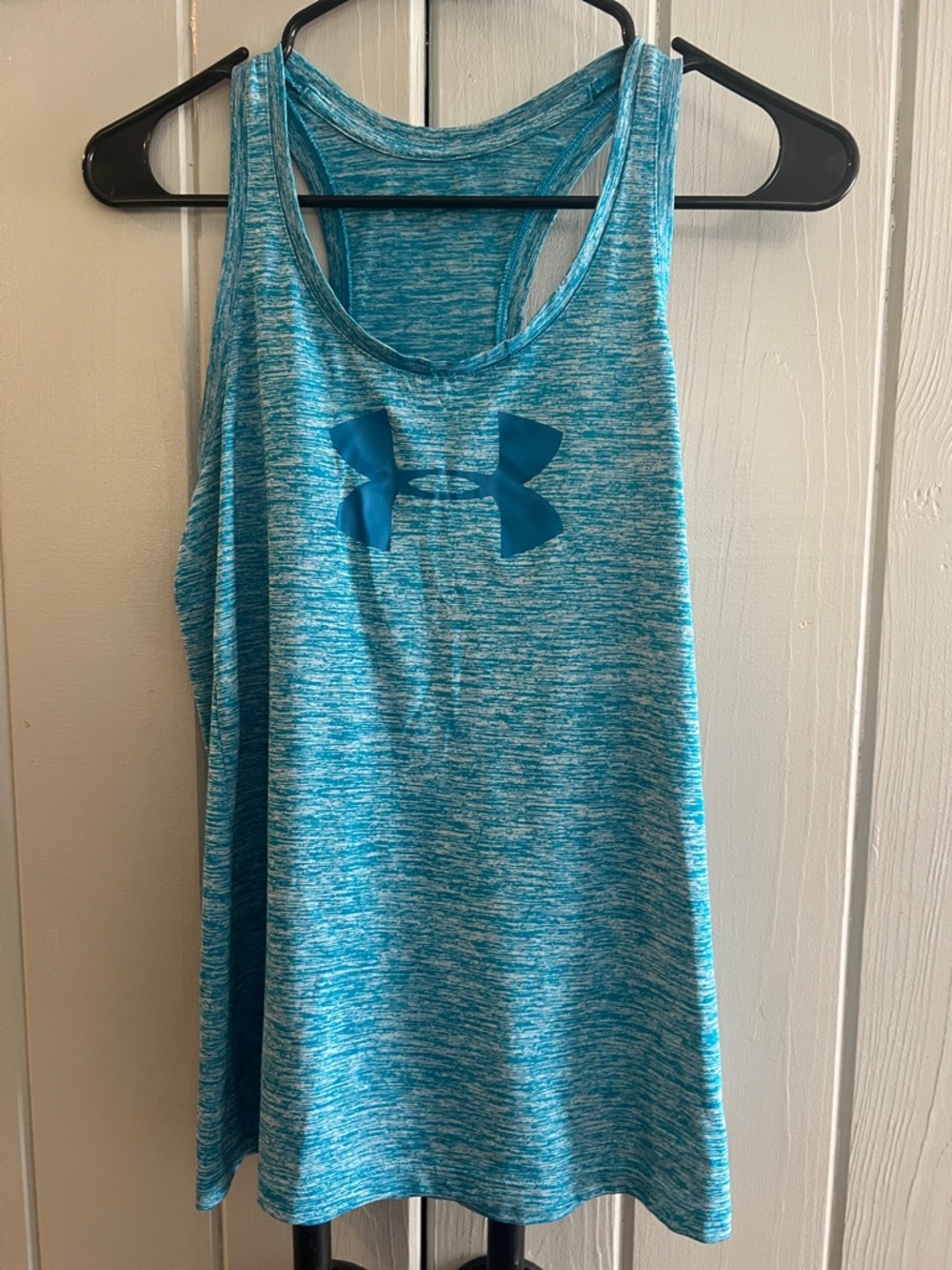 Under Armour Blue Heathered Racerback Tank